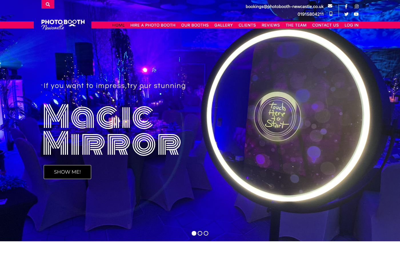 Photobooth Newcastle screenshot