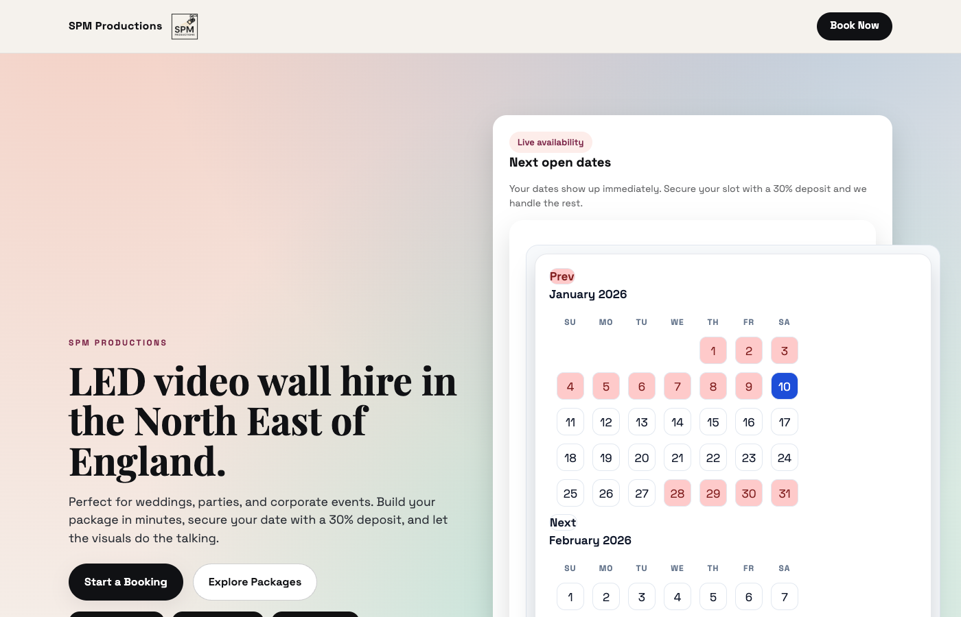 SPM Productions screenshot